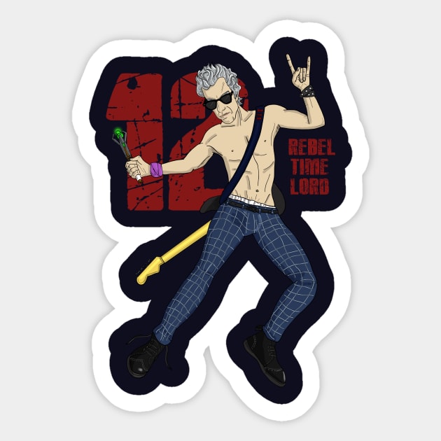 Rebel Time Lord Sticker by SanFernandez